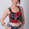 Colar Borboleta Coral – Banho de Ouro 18K
