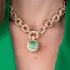 Conjunto de Semijoias – Elegância em Verde Turmalina