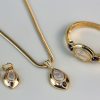 Conjunto Elegance Madrepérola – Banho de Ouro 18K