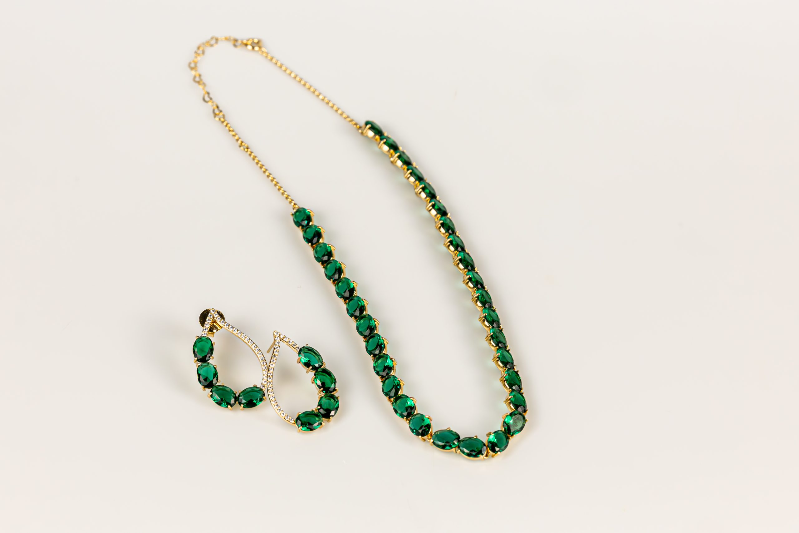 Conjunto Banhado Ouro 18k em Riviera